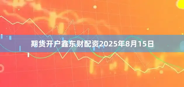 期货开户鑫东财配资2025年8月15日